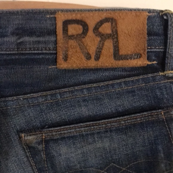 mens RRL distressed jeans 28/34 - Picture 10 of 10